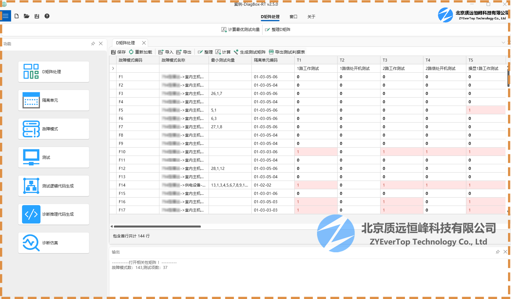 DiagBox-RT基于测试性模型的诊断设计软件（最新版 v2.5.0）